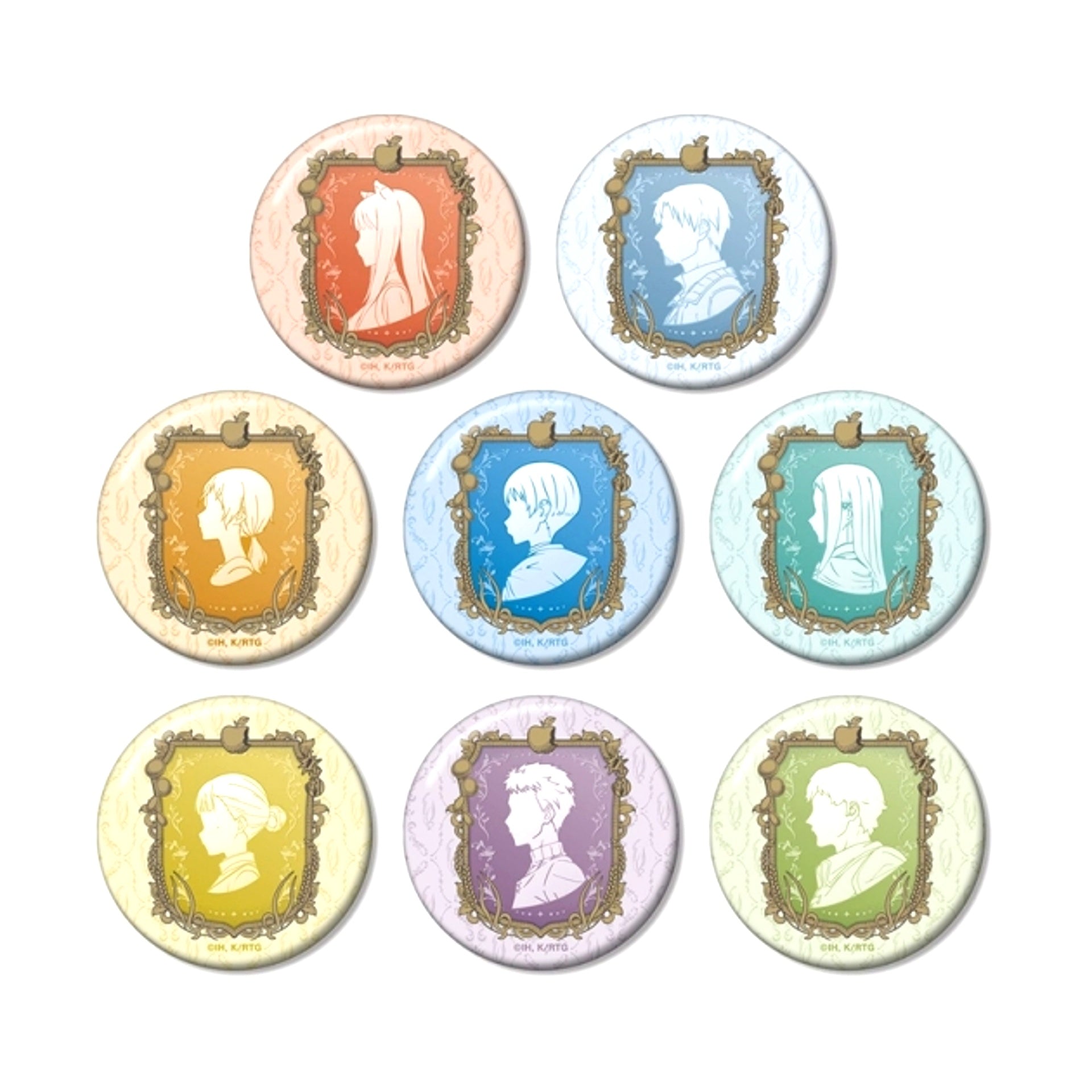 TV Anime Spice and Wolf: MERCHANT MEETS THE WISE WOLF Trading ar-Unity Cameo Motif Design Can Badge (Reissue) [NEW]