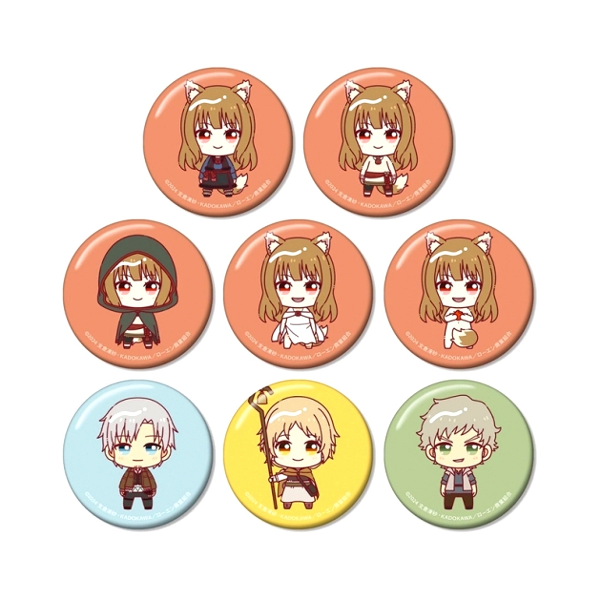 TV Anime Spice and Wolf MERCHANT MEETS THE WISE WOLF Trading Chokon-to! Button Goods - Bache Resale [NEW]