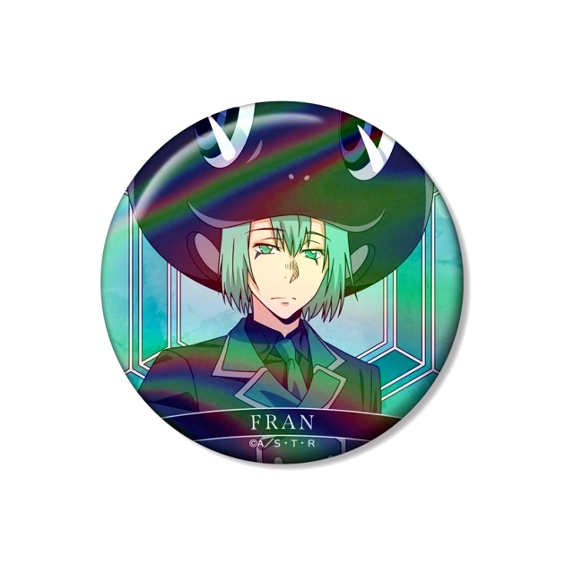 TV Anime Reborn! Newly Drawn Franc Black Military ver. 75mm Aurora Button Goods - Bache Resale [NEW]