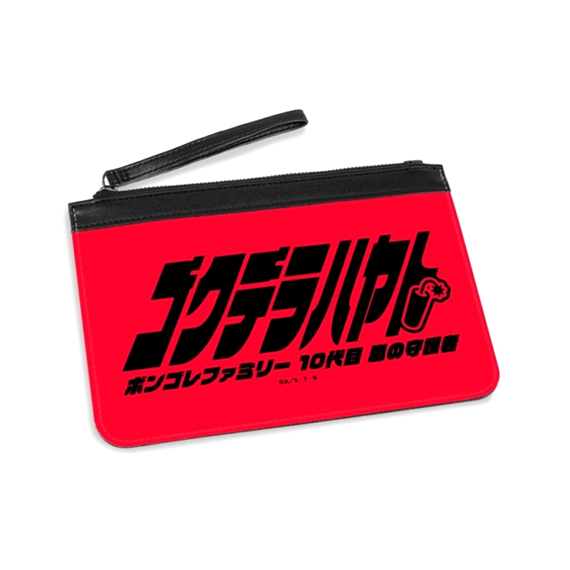 TV Anime Katekyo Hitman Reborn! Hayato Gokudera ar-Unity Motif Name Design PU Leather Flat Pouch (Reissue) [NEW]