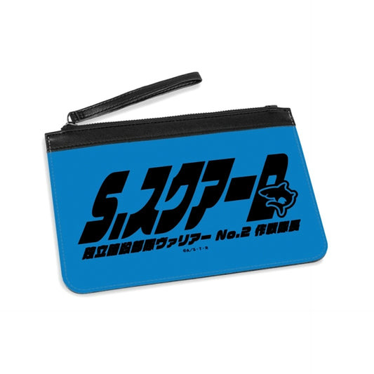 TV Anime Katekyo Hitman Reborn! Superbi Squalo (10 Years Later) ar-Unity Motif Name Design PU Leather Flat Pouch (Reissue) [NEW]