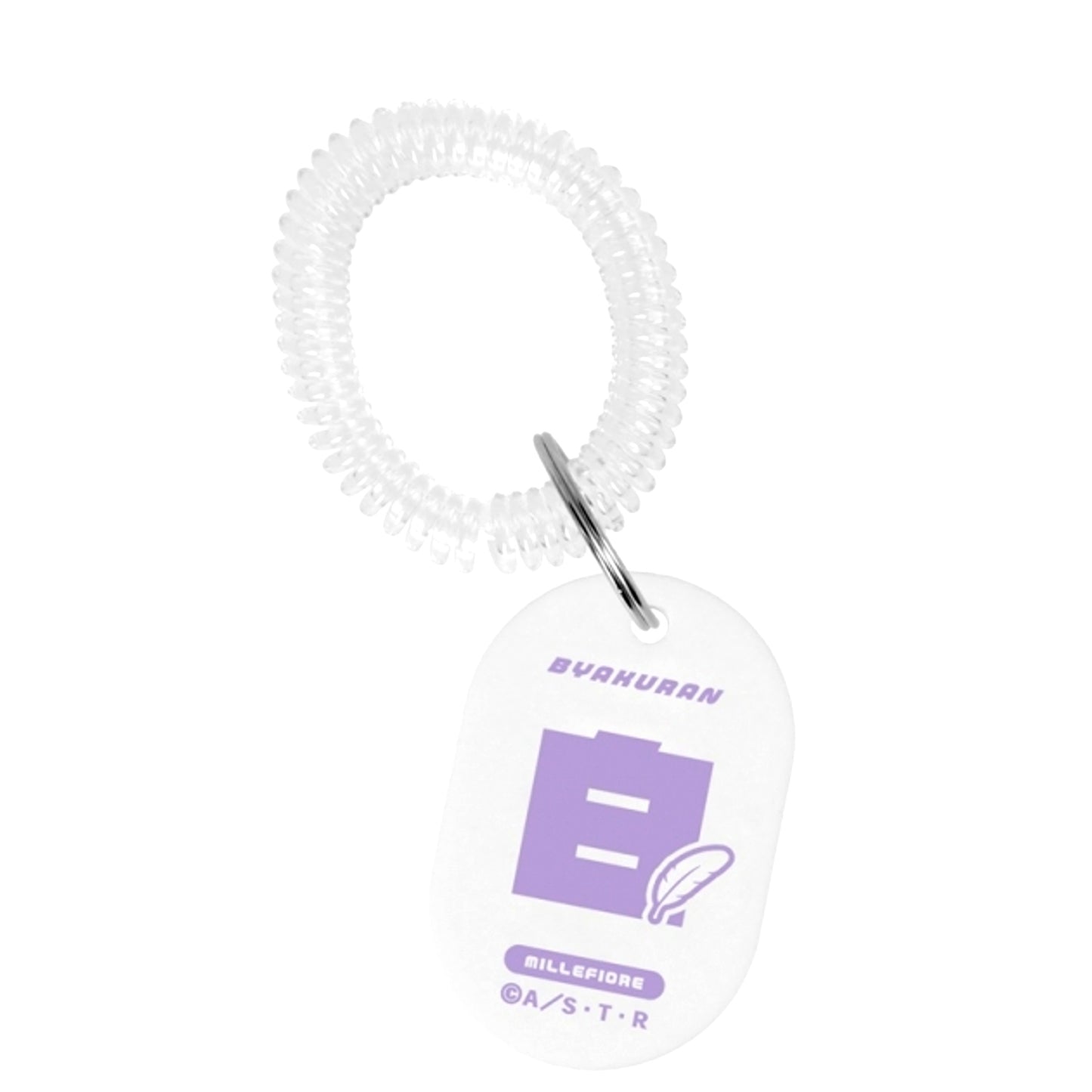 TV Anime Reborn! Byakuran ar-Unity Motif Name Design Locker Key Style Acrylic Keychain Goods - Keychain Resale [NEW]