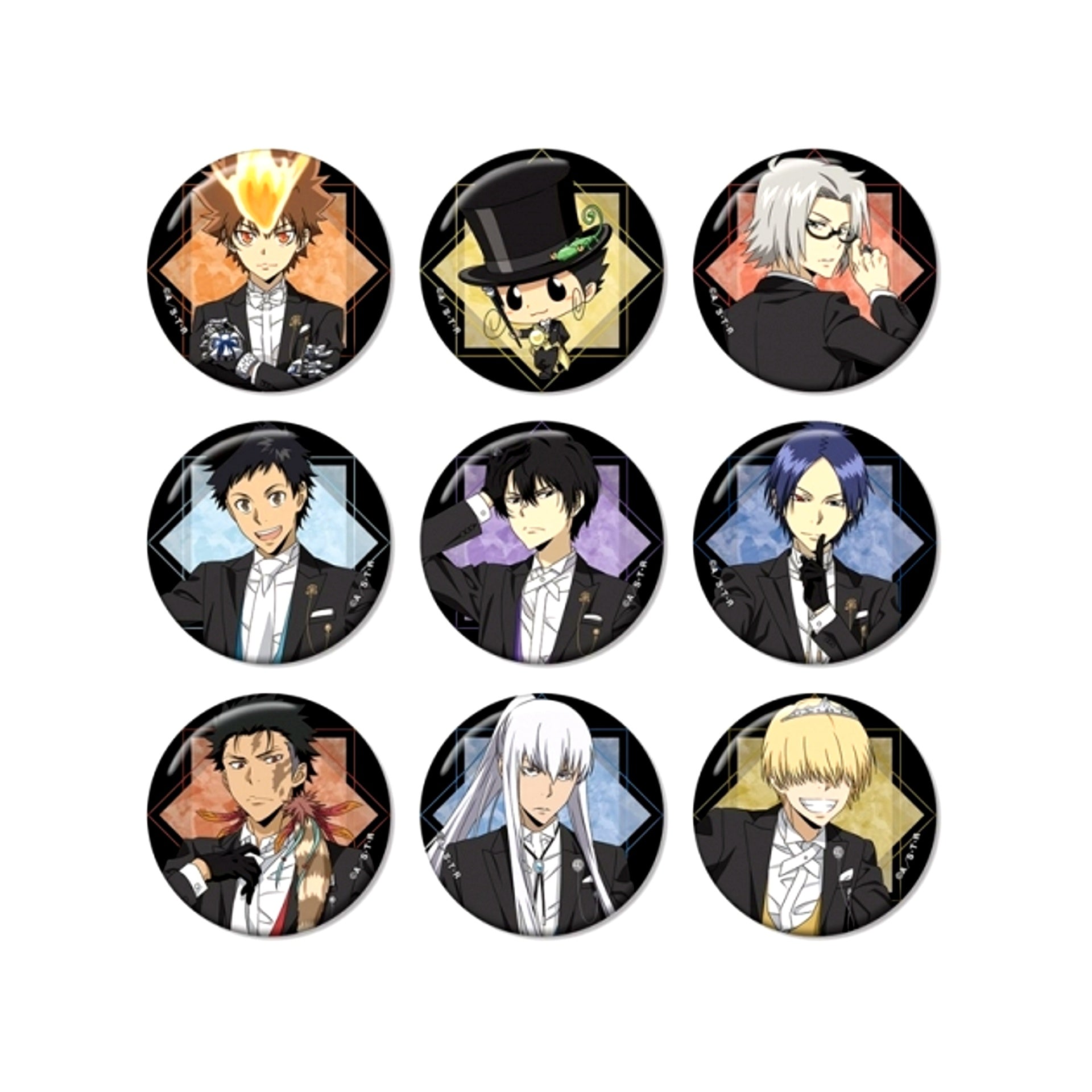 TV Anime Katekyo Hitman Reborn! Newly Drawn Tailcoat ver. Trading Can Badge ver.B (Reissue) [NEW]