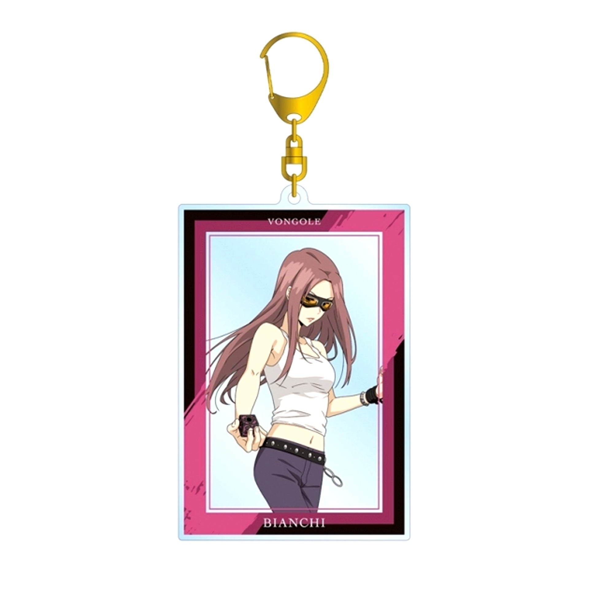 TV Anime Katekyo Hitman Reborn! Newly Drawn Illustration Bianchi (10 Years Later) Training Scene ver. Big Acrylic Keychain (Reissue) [NEW]