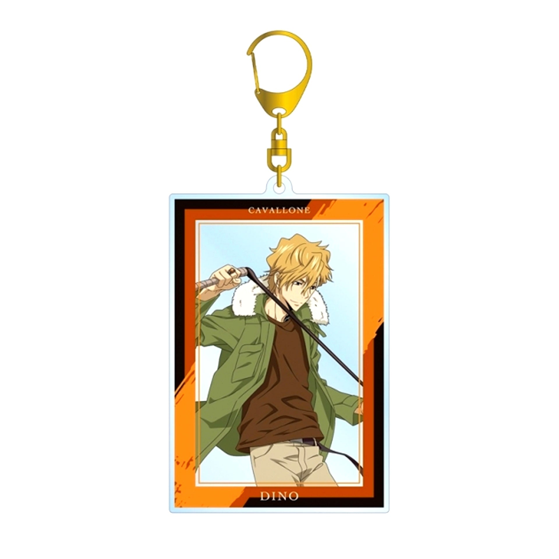 TV Anime Katekyo Hitman Reborn! Newly Drawn Illustration Dino (10 Years Later) Training Scene ver. Big Acrylic Keychain (Reissue) [NEW]