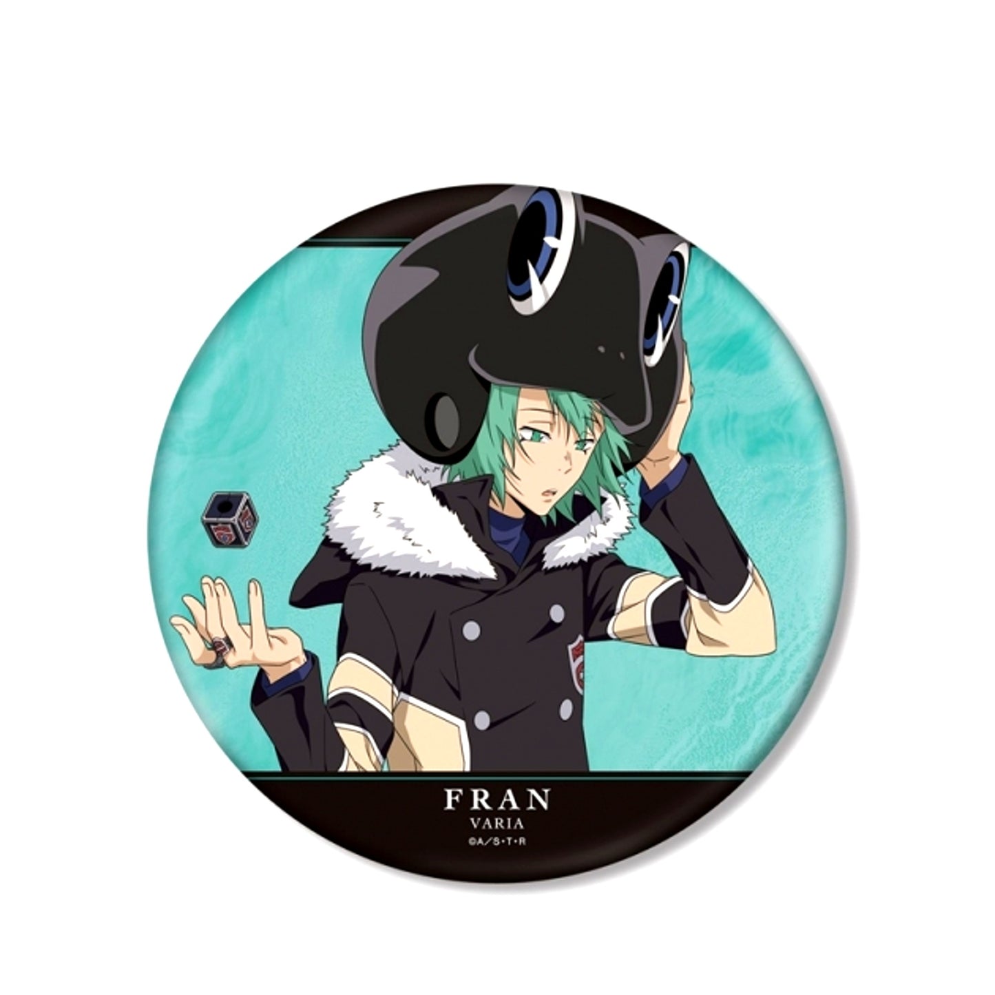 TV Anime Katekyo Hitman Reborn! Newly Drawn Illustration Fran Training Scene ver. Big Can Badge (Reissue) [NEW]