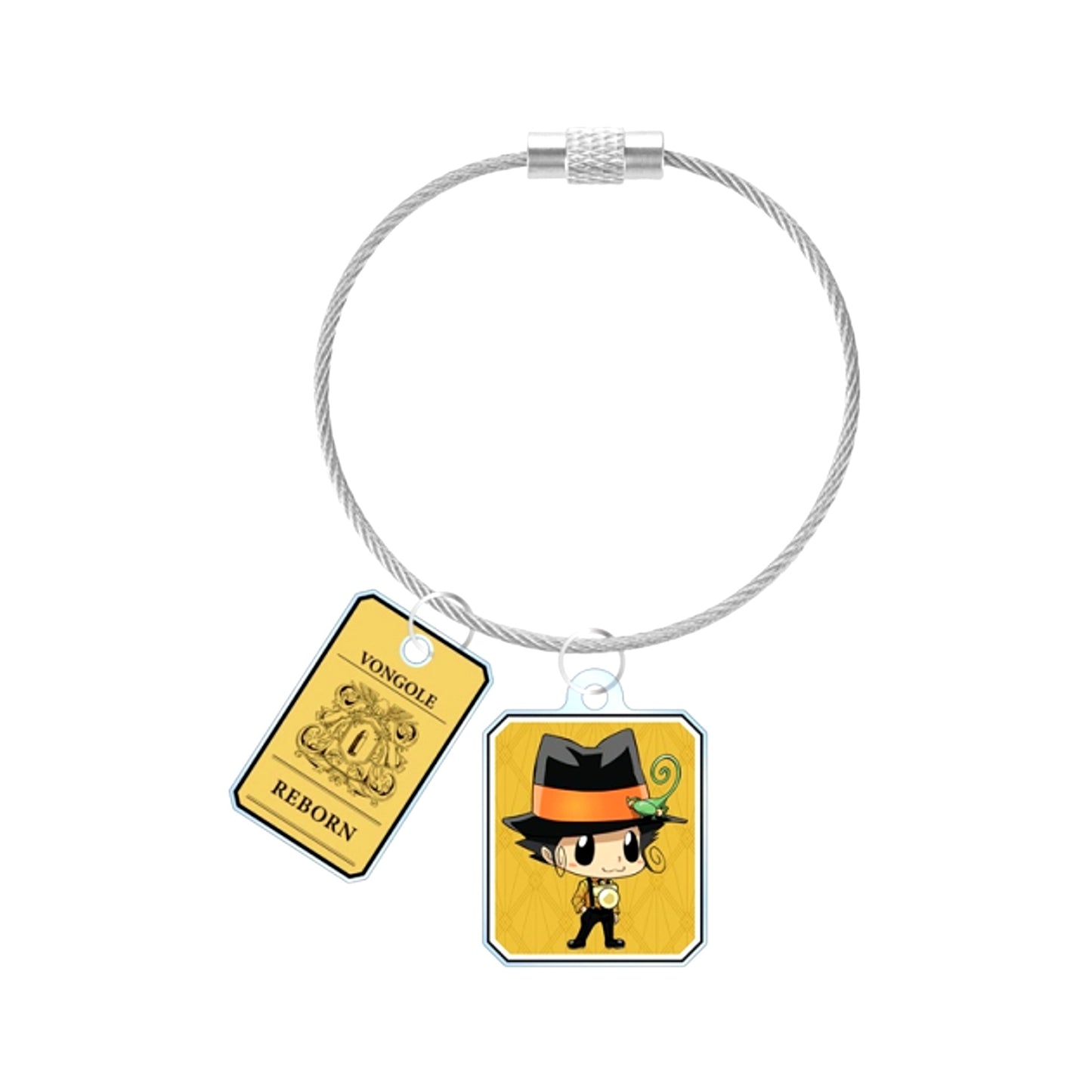 TV Anime Katekyo Hitman Reborn! Newly Drawn Illustration Reborn Color Shirt ver. Double Wire Acrylic Keychain (Reissue) [NEW]