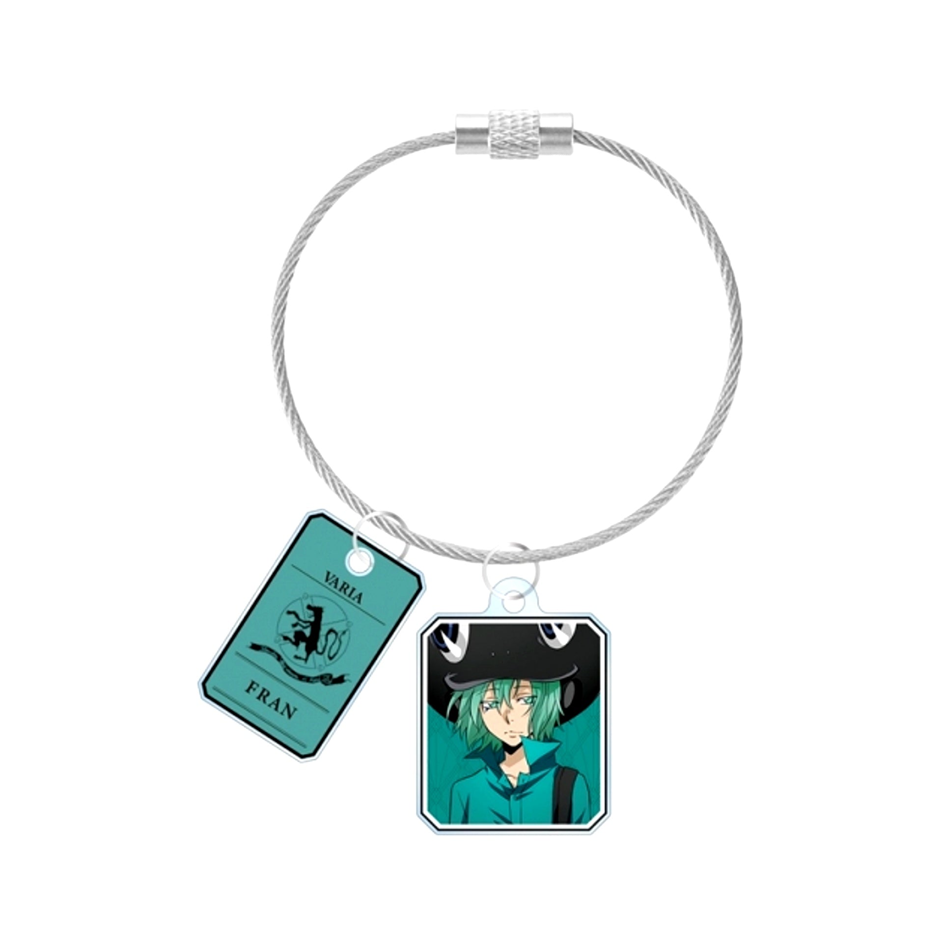 TV Anime Katekyo Hitman Reborn! Newly Drawn Illustration Fran Color Shirt ver. 2-Piece Wire Acrylic Keychain (Reissue) [NEW]