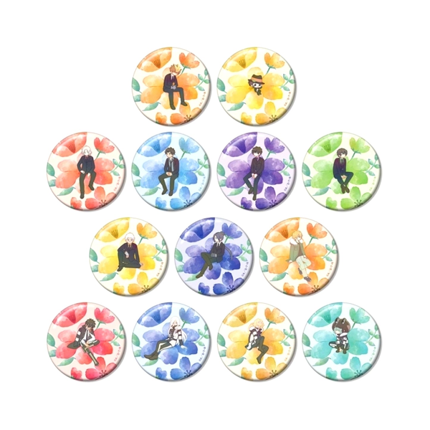TV Anime Reborn! Trading Botania Button Goods - Bache Resale [NEW]