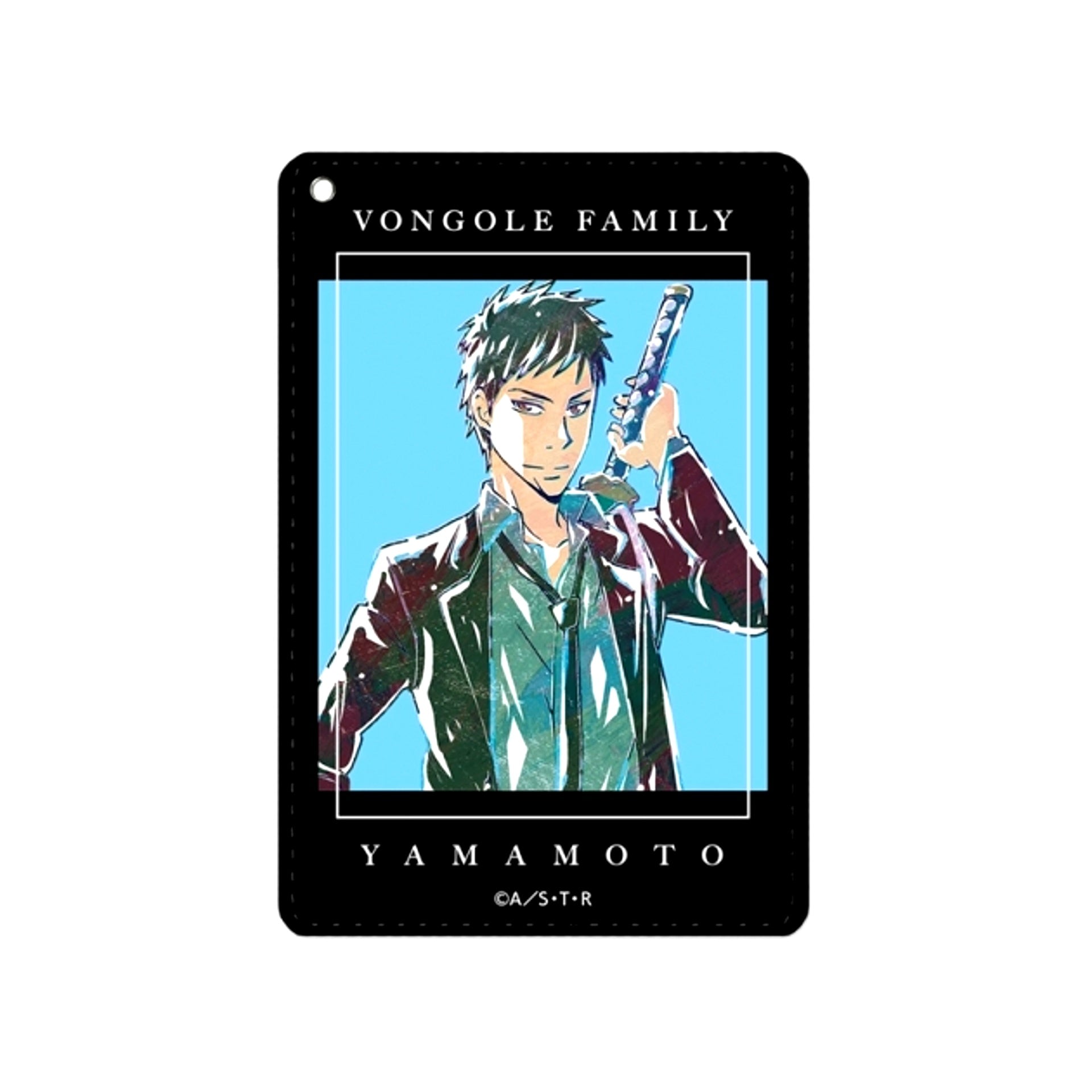 TV Anime Katekyo Hitman Reborn! Takeshi Yamamoto (10 Years Later) Ani-Art 1-Pocket Pass Case vol.3 (Reissue) [NEW]