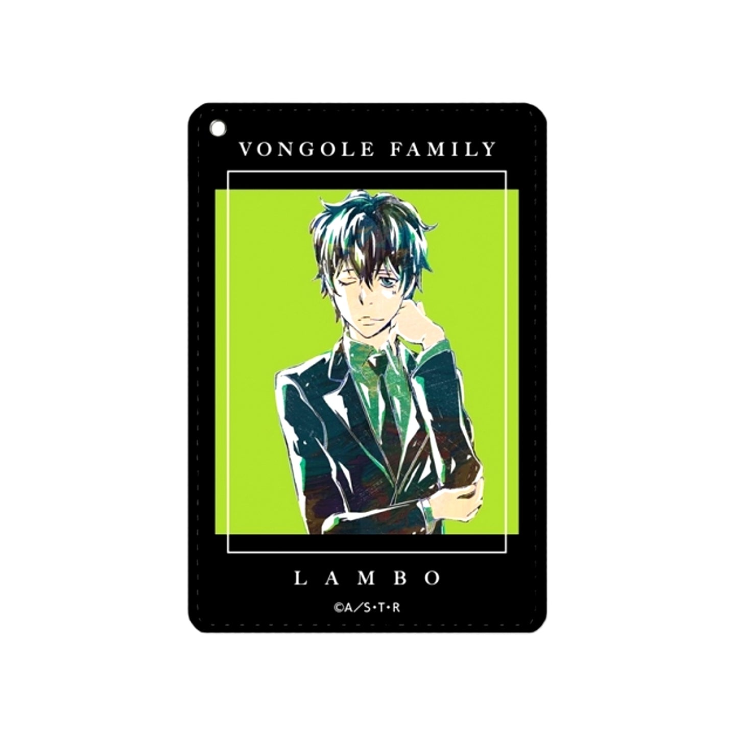 TV Anime Katekyo Hitman Reborn! Lambo (10 Years Later) Ani-Art 1-Pocket Pass Case vol.3 (Reissue) [NEW]