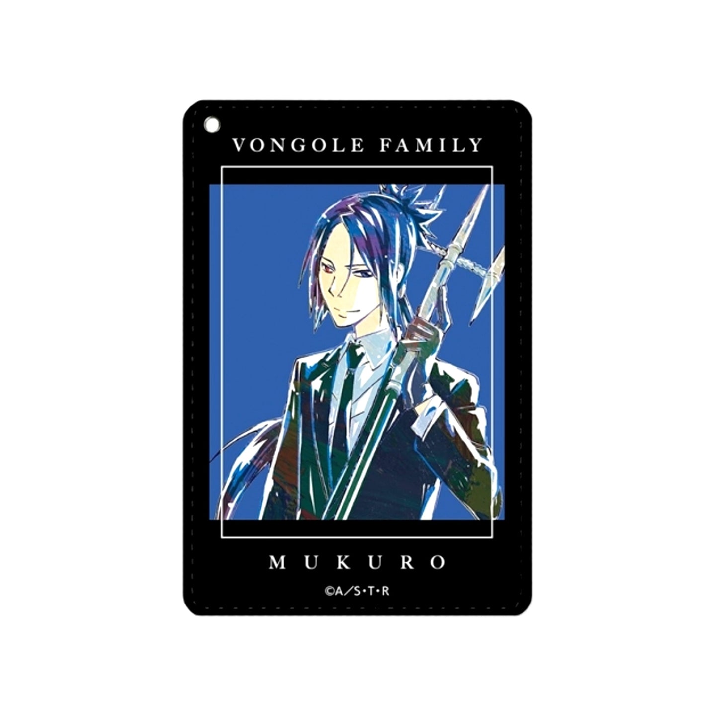 TV Anime Katekyo Hitman Reborn! Mukuro Rokudo (10 Years Later) Ani-Art 1-Pocket Pass Case vol.3 (Reissue) [NEW]