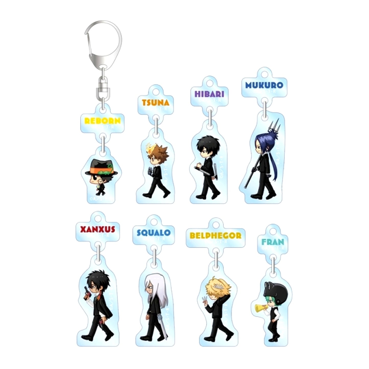 TV Anime Reborn! Trading Chibitoko Yurayura Acrylic Keychain Goods - Keychain Resale [NEW]