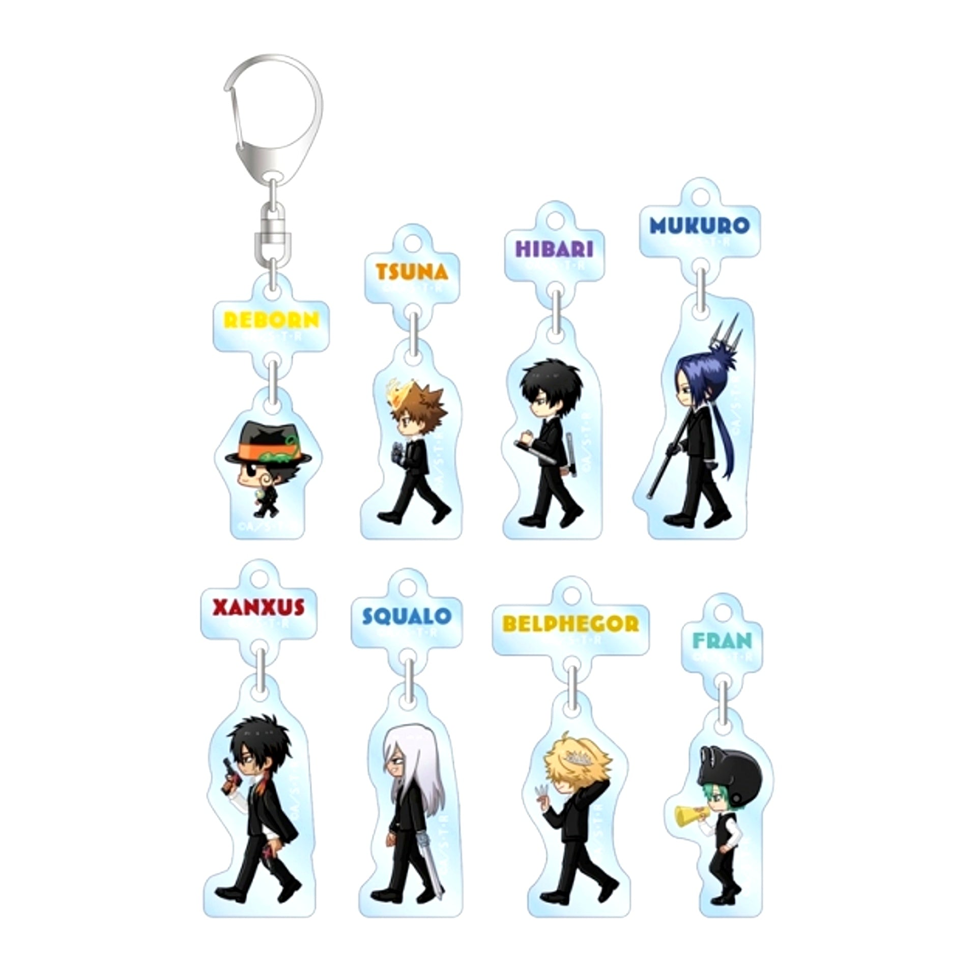 TV Anime Reborn! Trading Chibitoko Yurayura Acrylic Keychain Goods - Keychain Resale [NEW]