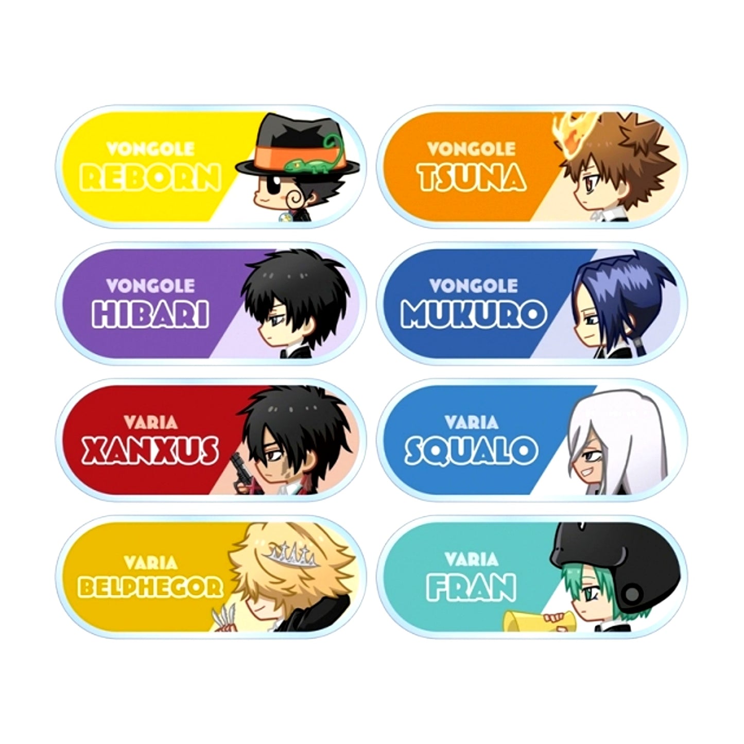 TV Anime Reborn! Trading Chibitoko Acrylic Name Plate Goods - Bache Resale [NEW]