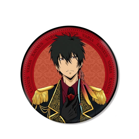 TV Anime Katekyo Hitman Reborn! Newly Drawn Illustration XANXUS (10 Years Later) Prince Outfit ver. Big Can Badge (Reissue) [NEW]