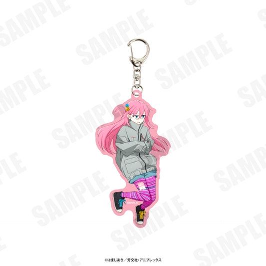 Anime Bocchi the Rock! Acrylic Keychain "Kessoku Band Waterproof Jacket" Hitori Gotoh [NEW]