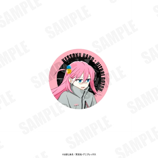 Anime Bocchi the Rock! Metallic Can Badge "Kessoku Band Waterproof Jacket" Hitori Gotoh [NEW]
