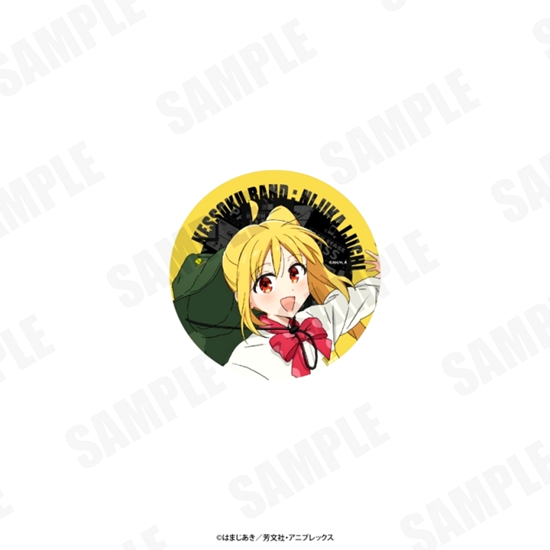 Anime Bocchi the Rock! Metallic Can Badge Kessoku Band Waterproof Jacket Nijika Ijichi [NEW]