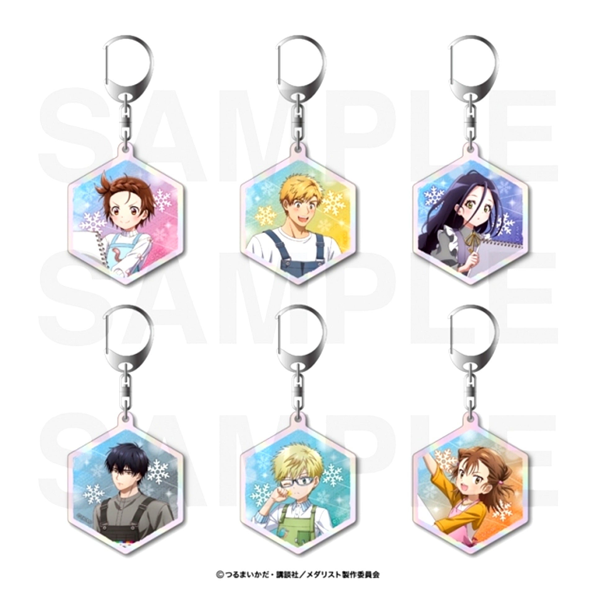 TV Anime Medalist Trading Holo Acrylic Keychain Newly Drawn Natural Proportions Drawing Goods - Keychain [NEW]
