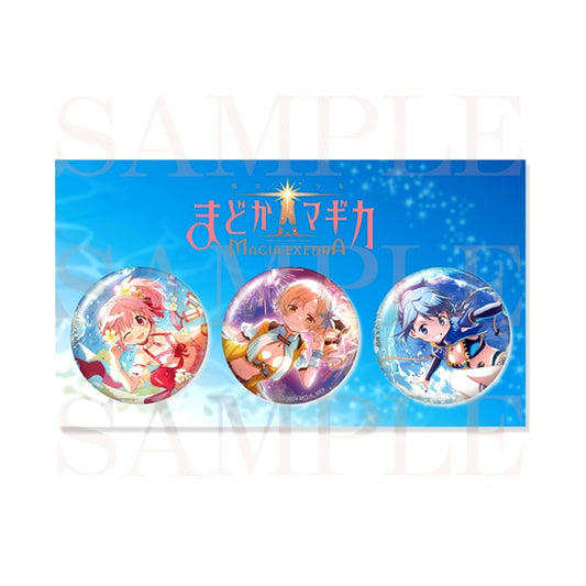 Puella Magi Madoka Magica Magia Exedra Can Badge Set of 3 [NEW]