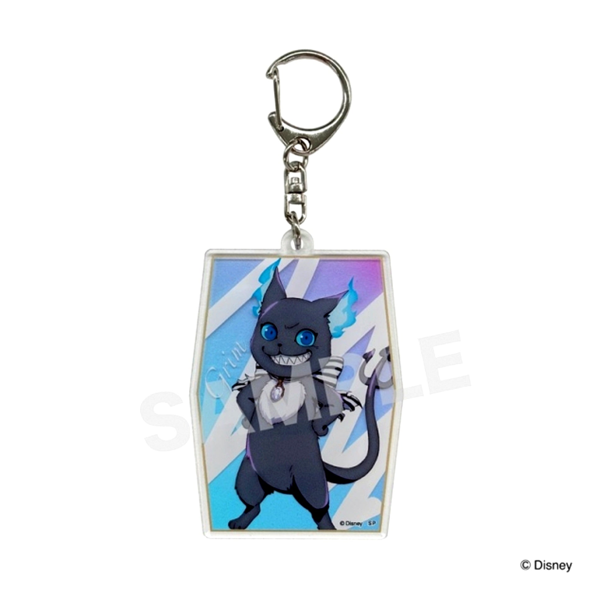 Disney Twisted-Wonderland The Animation / Grim / Acrylic Keychain Goods - Keychain animate Limited [NEW]