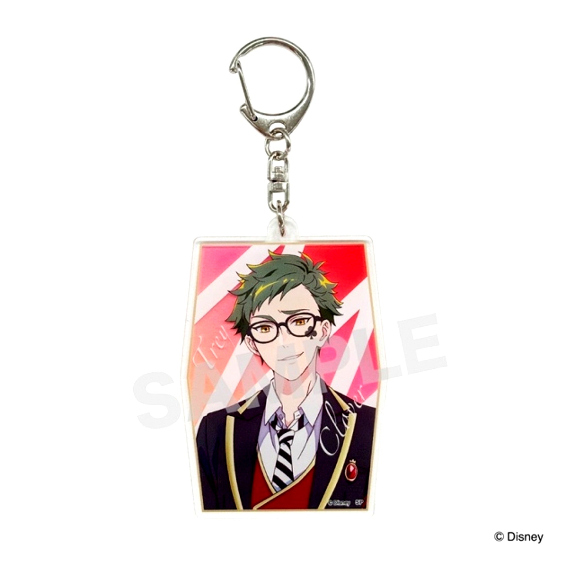 Disney Twisted-Wonderland The Animation / Trey / Acrylic Keychain (Animate Limited) [NEW]
