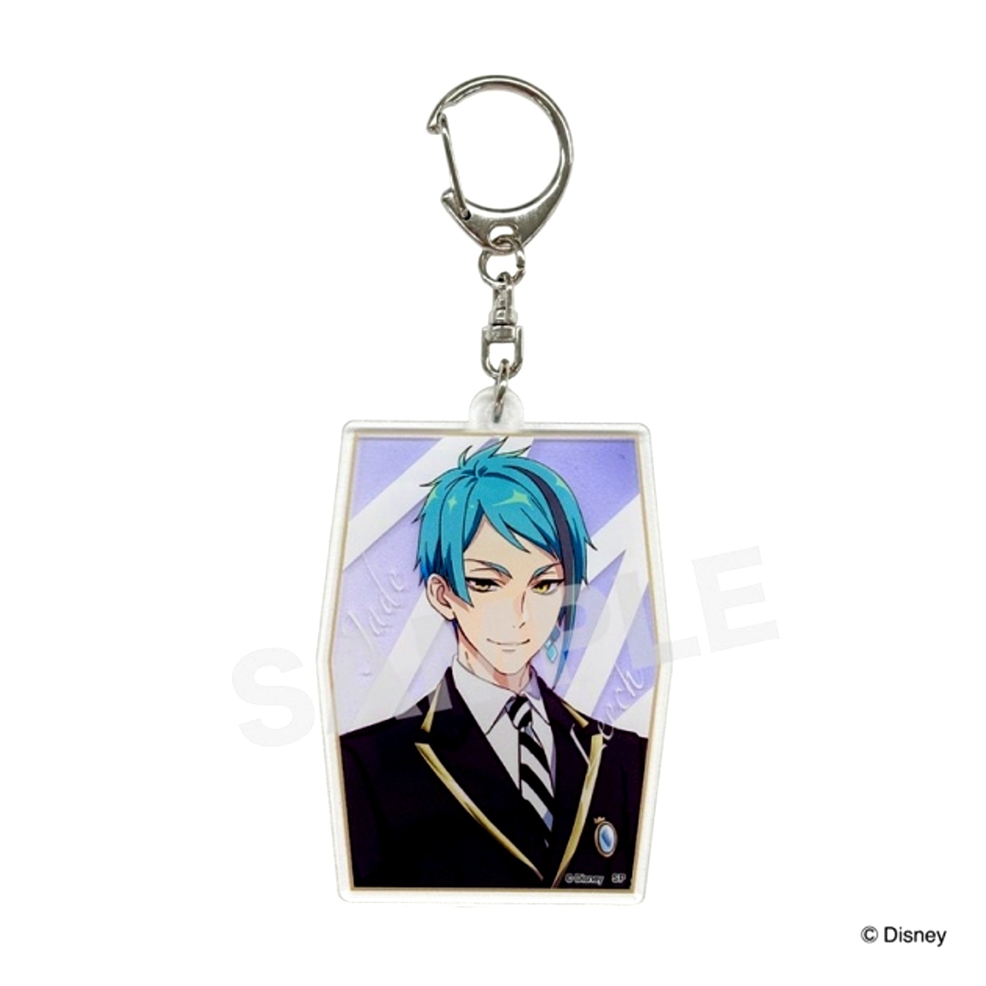 Disney Twisted-Wonderland The Animation / Jade / Acrylic Keychain Goods - Keychain animate Limited [NEW]
