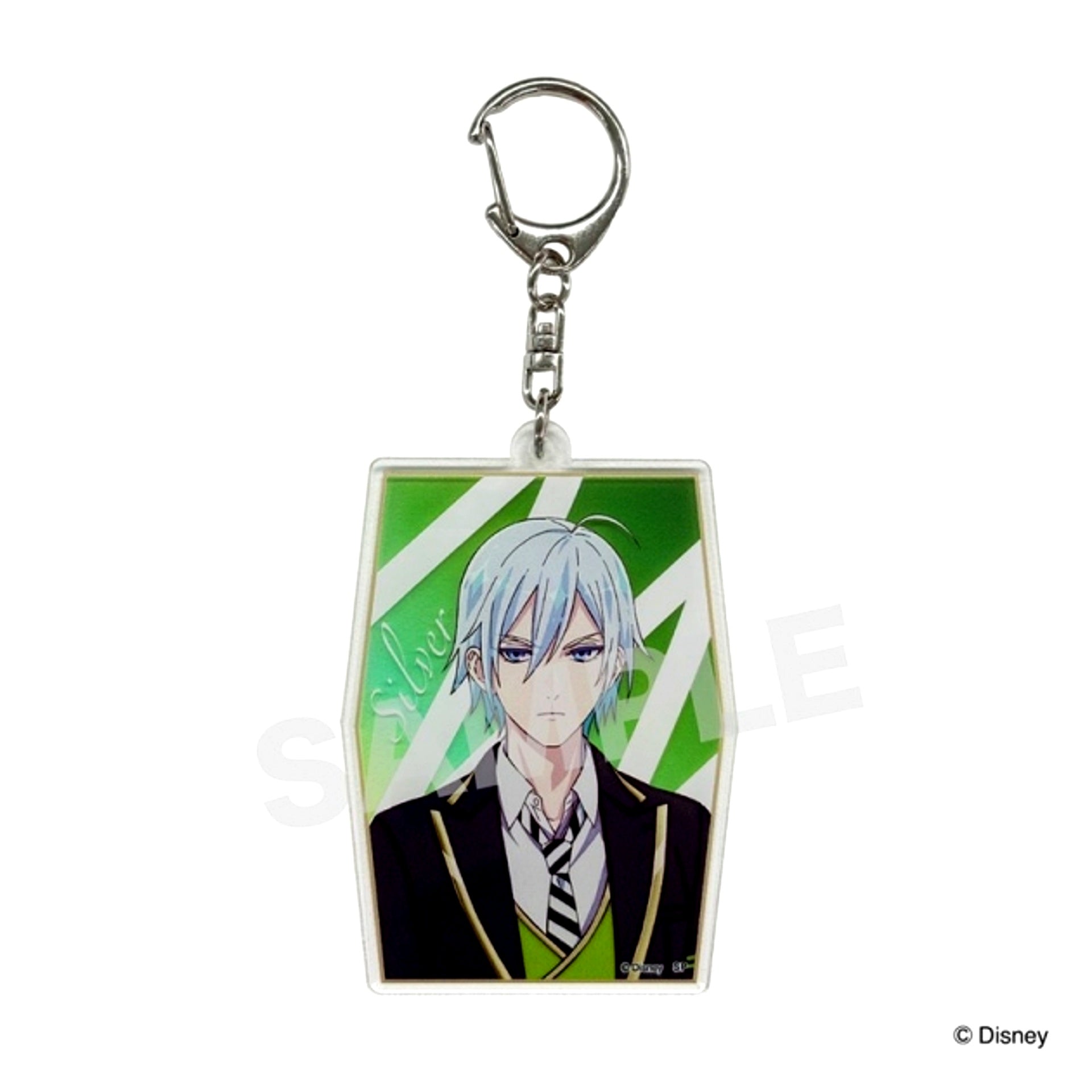 Disney Twisted-Wonderland The Animation / Silver / Acrylic Keychain Goods - Keychain animate Limited [NEW]