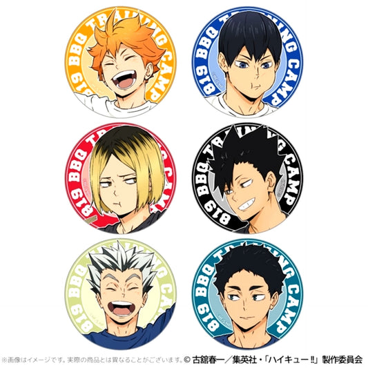 Haikyu!! xColeman Training Camp BBQ Button (Complete Set) Goods - Bache Acros [NEW]