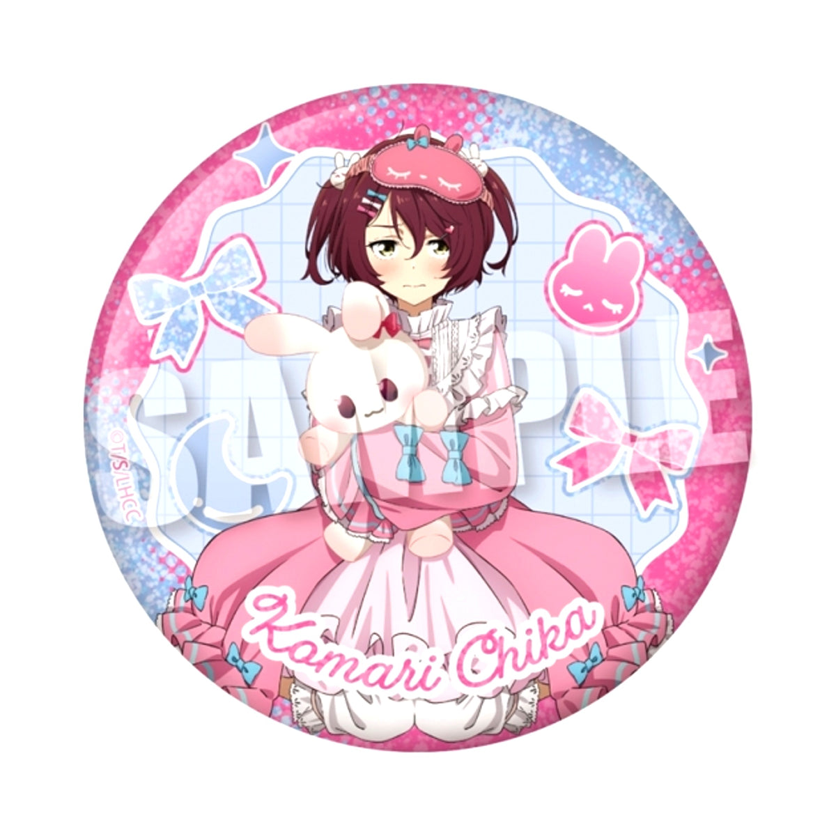 Too Many Losing Heroines! TV Anime BIG Hologram Can Badge (Yumekawa ver.) (Chika Komari) [NEW]