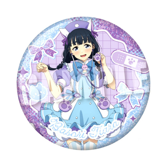 Too Many Losing Heroines! TV Anime BIG Hologram Can Badge (Yumekawa ver.) (Tiara Basori) Animate Advance Sale [NEW]