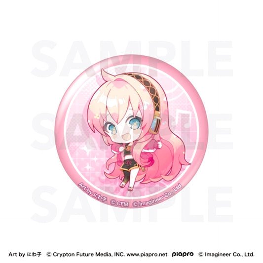 Piapro Characters Fit Boxing feat. Hatsune Miku Art by Niwako Glitter Button Megurune Ruka Goods - Bache [NEW]