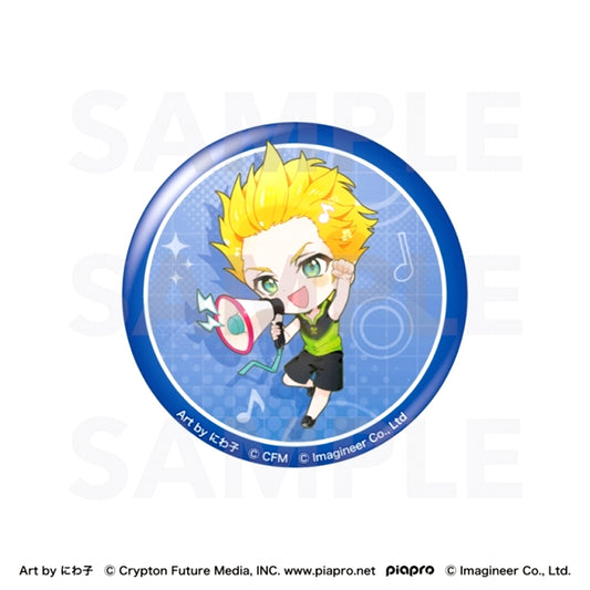 Piapro Characters Fit Boxing feat. Hatsune Miku Art by Niwako Glitter Can Badge Evan [NEW]