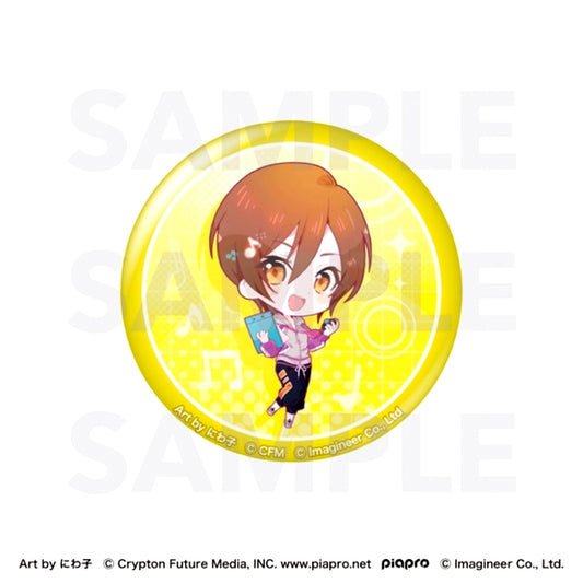 Piapro Characters Fit Boxing feat. Hatsune Miku Art by Niwako Glitter Button Rin Goods - Bache [NEW]