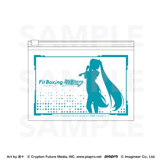 Piapro Characters Fit Boxing feat. Hatsune Miku Art by Iwato Clear Pouch Hatsune Miku [NEW]