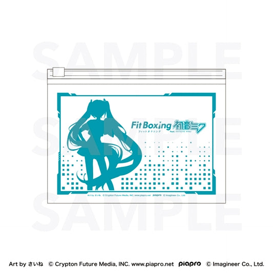 Piapro Characters Fit Boxing feat. Hatsune Miku Art by Saine Clear Pouch Hatsune Miku [NEW]