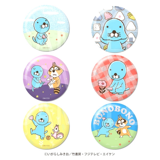 Bonobono Pokapoka Cafe in E-DINER Random Glitter Can Badge [NEW]