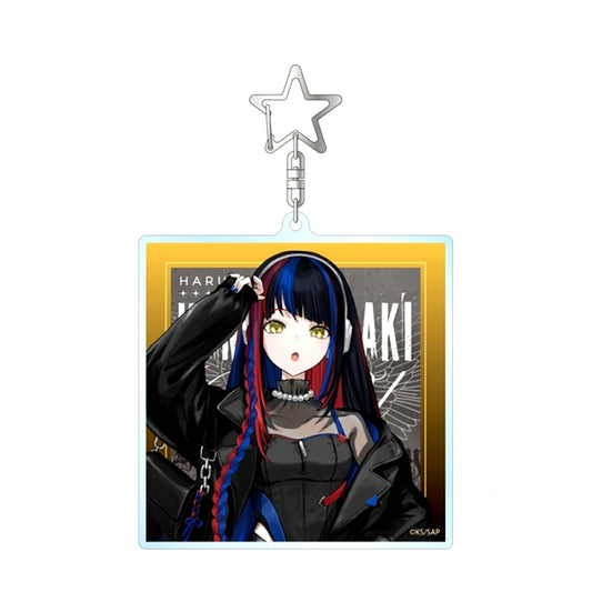 TV Anime Kamitsubaki City Under Construction Gawako Illustration Haru Asanushi Black Outfit ver. BIG Acrylic Keychain (Animate Advance Sale) [NEW]