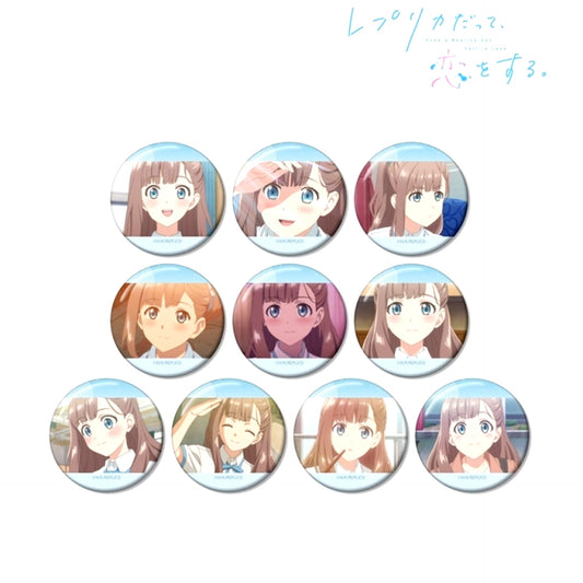 Even a Replica Can Fall in Love TV Anime Trading Nao Only Scene Photo Can Badge [NEW]