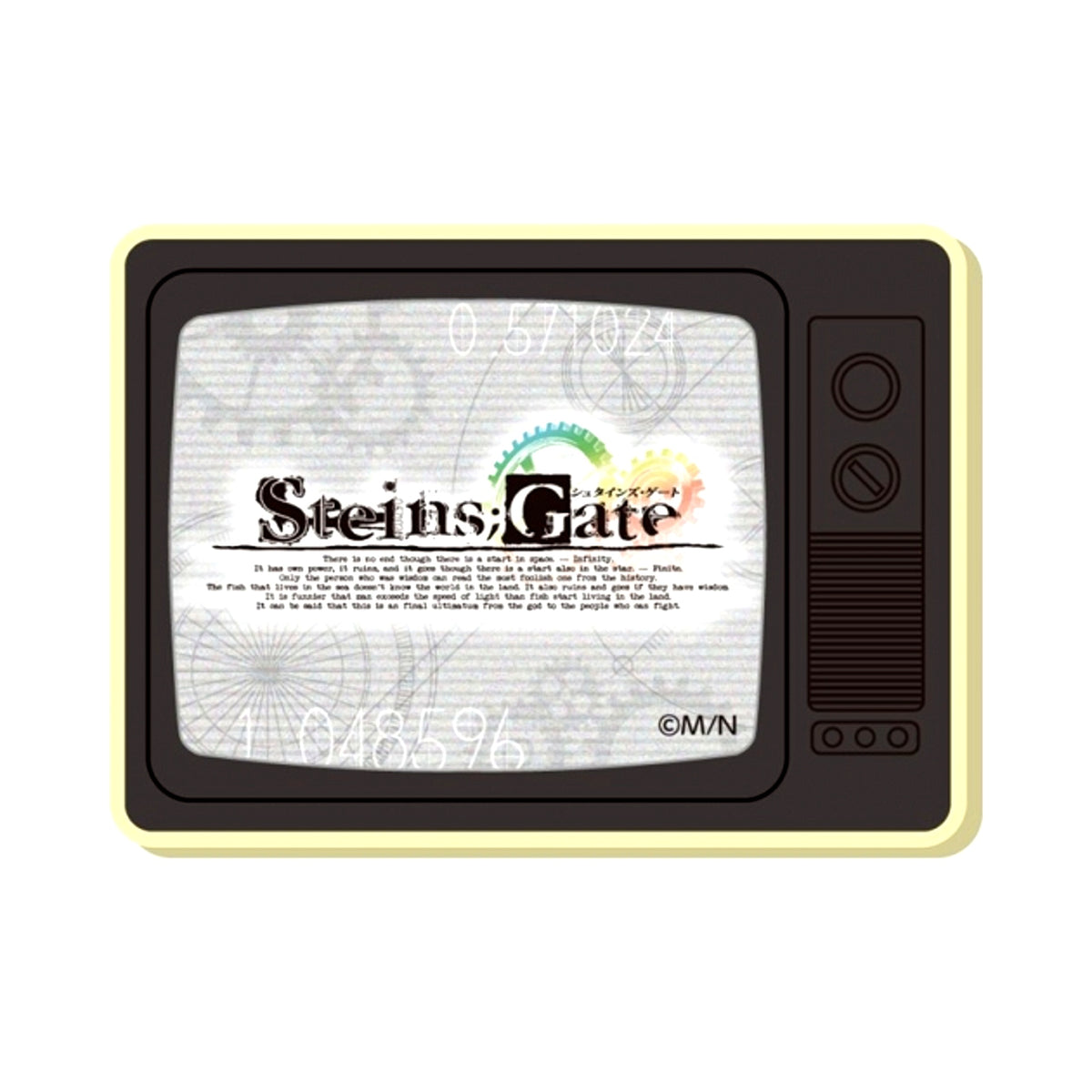 STEINS;GATE TV Shaped Magnet / Title Logo [NEW]
