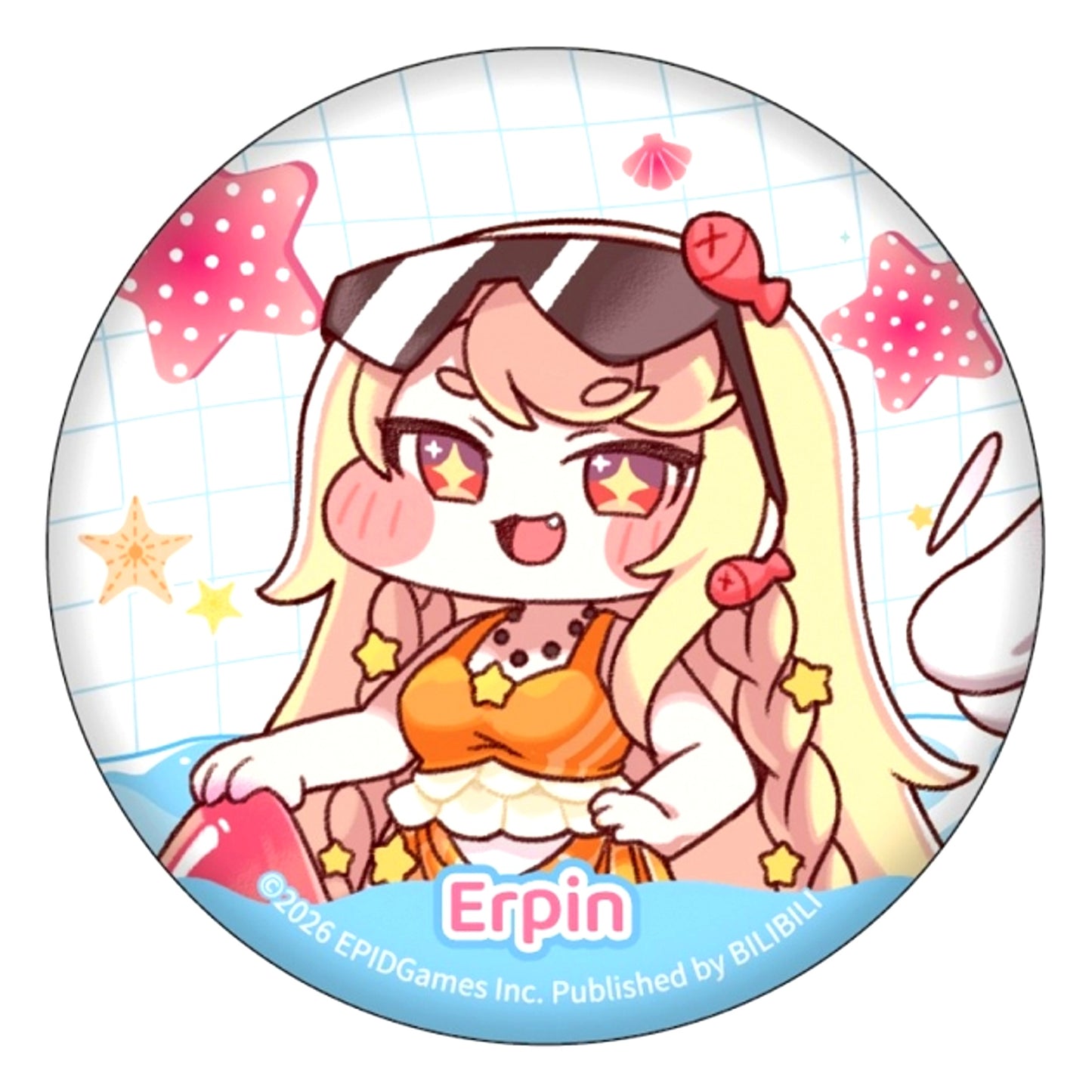 Trickcal Character Can Badge: Erpin [NEW]