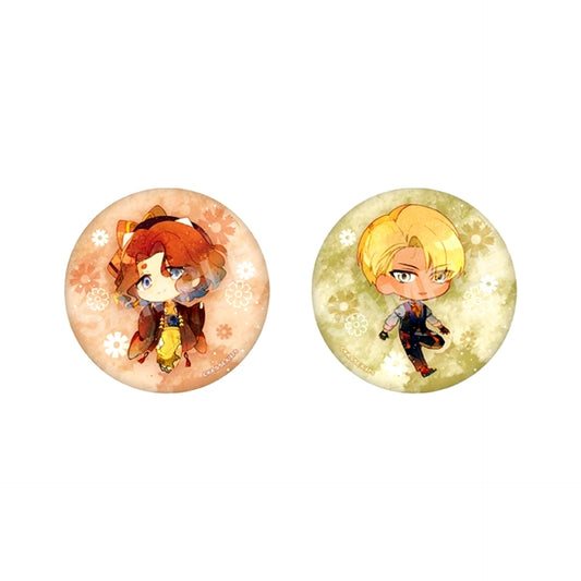 Agents of the Four Seasons: Dance of Spring Washi Can Badge (Set of 2) / 03 Autumn [NEW]