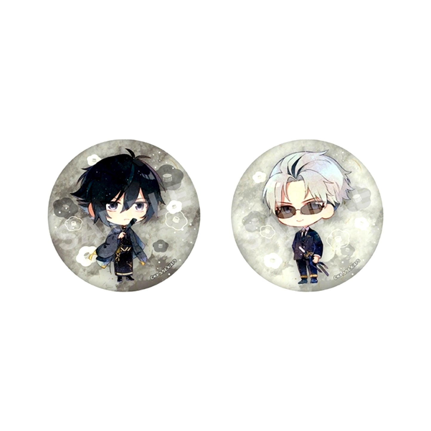 Agents of the Four Seasons: Dance of Spring Washi Can Badge (Set of 2) /04 Winter [NEW]