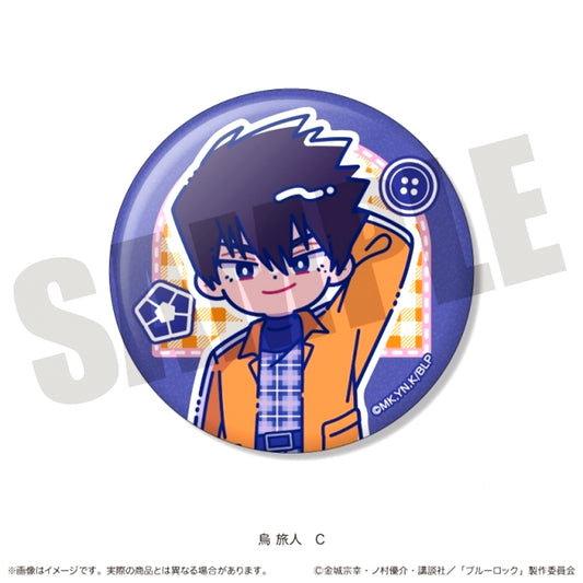 TV Anime Blue Lock Kirakira Can Badge Nyutoro Tabito Karasu Birthday C [NEW]