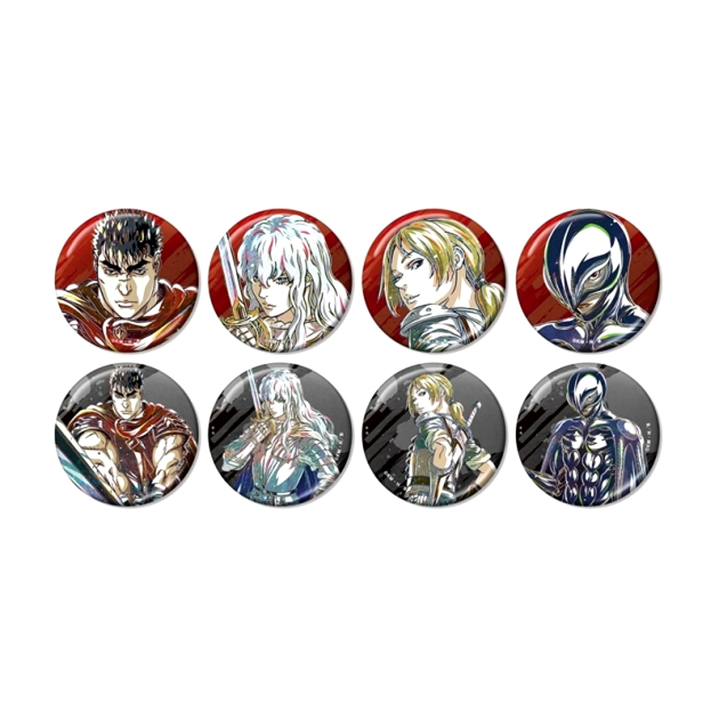 Anime Berserk: The Golden Age MEMORIAL EDITION Trading Ani-Art Part 2 Metallic Button Goods - Bache Resale [NEW]
