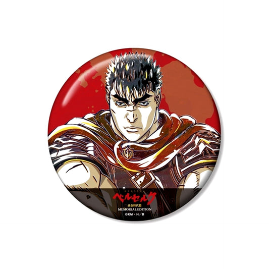 Anime Berserk: The Golden Age MEMORIAL EDITION Guts Ani-Art Part 2 100mm Button Goods - Bache Resale [NEW]