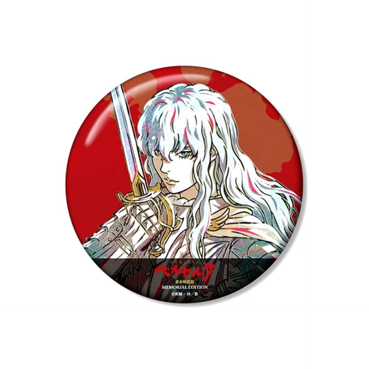 Anime Berserk: The Golden Age MEMORIAL EDITION Griffith Ani-Art Part 2 100mm Button Goods - Bache Resale [NEW]