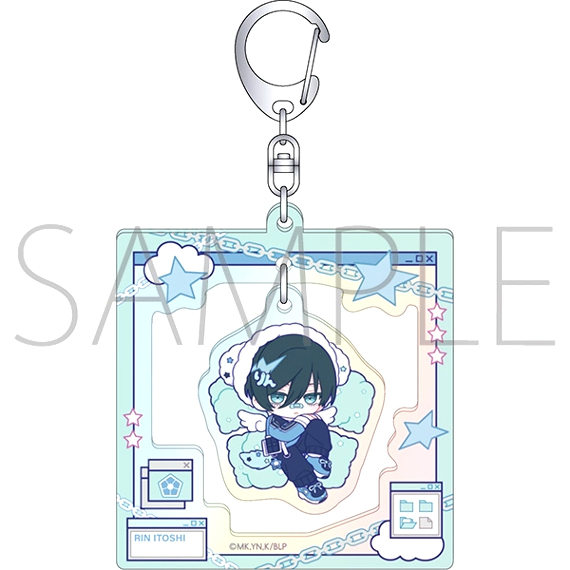 Blue Lock Season 2 Yurayura Swaying Acrylic Keychain / Rin Itoshi Pastel Pop Vol.3 [NEW]