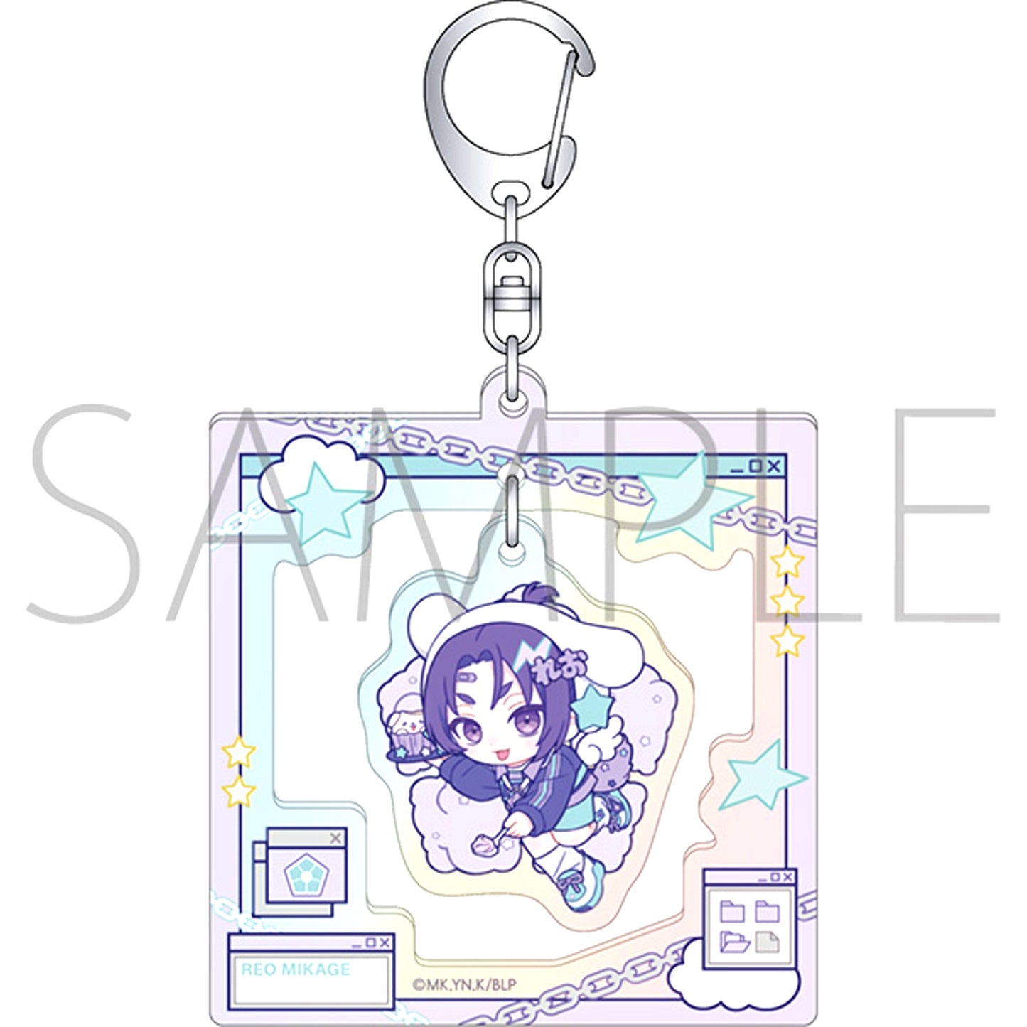 Blue Lock Season 2 Swaying Acrylic Keychain / Reo Mikage Pastel Pop Vol.3 [NEW]